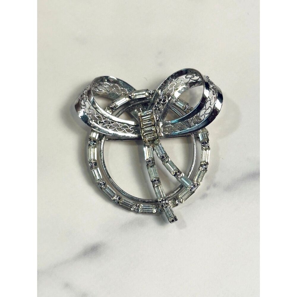 Vintage Charles Reis Rothman - Sterling Bow Brooch